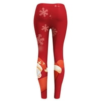 Outfmvch Smjeri za ženske gamaše sa džepovima za žene za božićne gamaše zablude Zatvori ugradnju pantalone