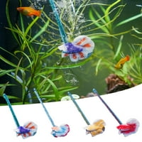 Shulemin Betta Stick Realistic Umjetni živopisni oblik Akvarij Decor Dugi pol Reliete Bordom Fish Trening