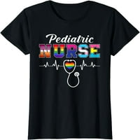 Pedijatrijska medicinska sestra LGBTQ Pride Rainbow zastava Registrirana medicinska sestra RN majica