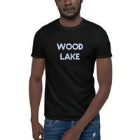 2xl drveni jezero Retro stil kratkog rukava majica kratkih rukava od nedefiniranih poklona