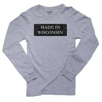 HIP proizveden u Wisconsin State Pride majica dugih rukava s dugim rukavima