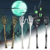 Ornamenti za Noć vještica Realna izgleda visoka izdržljivost Plastična kostur za kostur Halloween Skelet