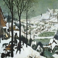 Lovci u snegu, Pieter Bruegel - platna ili fino štampana zida Art
