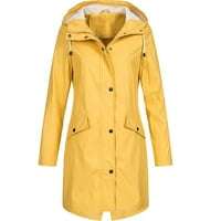 Ženski kardigan jakna kaputi zimski pad pune kiše na otvorenom kapuljača vodootporna duga preko vjetrovnih