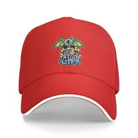 CEPTEN MENS & Women Classic Jedinstveni ispis sa Gwar logotipom podesivim bejzbol šeširom crvene boje