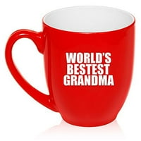 OZ Velika bistro šoljara keramička kava čaj čaša Staklena kupa najpovoljnija baka svjetske