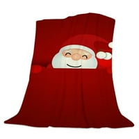 Božićno bacanje, meka i topla prirubnica Božićno drvsko dekorativni krevet Kauč pokrivač pogodan za