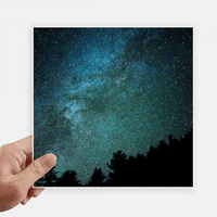 Galaxy Dark Stars Clouds Naljepnice Oznake zidne slike Laptop naljepnica Samoljepljenje
