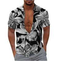 Ljetni trendi čišćenje Muška majica Muška havajska majica Zabava s kratkim rukavima na majici Tropical