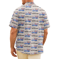4. jula muška havajska majica USA Nacionalna zastava Košulja grafička majica ovratnik plus veličina dnevnog vikenda kratkih rukava odjeća odjeća osnovna