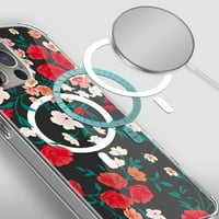Za Apple iPhone XR hibridni dizajn cvijeća stilski modni gusti tvrdi magsafe kompatibilni pogon otporan