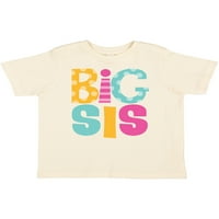 Inktastic Big Sis Najava Nova sestrinska poklon Toddler Majica Toddler Girl Majica