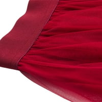 Nituyy tille suknje za žene slojevito visoko niske asimetrične midine duljine elastične struk mreže