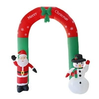 Beppter Božićni dekor Dekor luka na naduvavanje Santa Snowman Božić na otvorenom ukrasi Kućni dekor