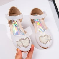 Djevojke Sandale Djevojke Baby Princess Cipele Biserni Rhinestone Sequins Srce Sandale Plesne cipele