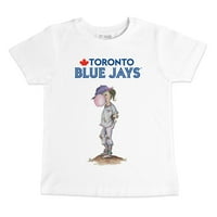 Mladi Tiny Turpap bijeli Toronto Blue Jays Bubbles Majica