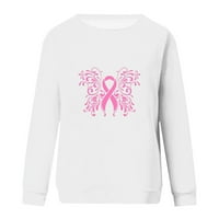 Borba protiv grudi raka ružičaste pulover vrhove dojke na vrhu dojke dugih rukava kraljevska košulja