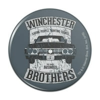 Nadređeni vinčester brat Impala Pinback PIN