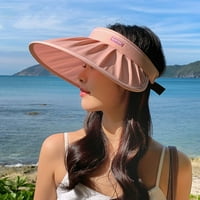 Ljetni sunčani kape za žene, žene široki dine za sunčanje UPF Ljetna šešir disketa za plažu lagana kapu
