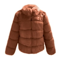 Blazers za žensko čišćenje Poslovno povremene jakne za odijelo Žene plus size Zimska topla labava plišana