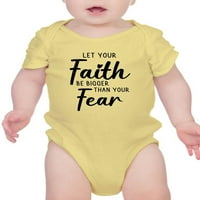 Neka vjera bude veća od straha za dječji dječji dojenčad - dizajniramo, novorođenče
