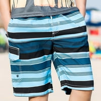Hinvhai Plus veličine Hlače čišćenje muške ljetne tanke tanke hlače na plaži na plaži za brzo sušenje