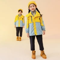 Akiihool jakne za djevojku dugi zimski kaput za djevojčice dugi zimski kaput sa džepovima