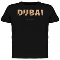 Dubai Travel Bunner Majica Muškarci -Image by Shutterstock, muški XX-Large