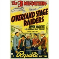 Posteranzi Mov Overland Stage Raiders Movie Poster - In