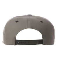 Daxton Classic Snapback ravni vizir Visor Vintage Custom brojevni slot Kapa šešira, sivi crni šešir,