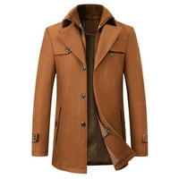 Muška jakna lagana vitlačka jakna za bomber jesen i zimski ležerni modni kaput čvrsta boja ne peglanje