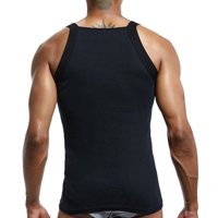 Ležerne muške prsluke dizajner dizajner izrežite top pamučnu čvrstu vrstu muške bluze