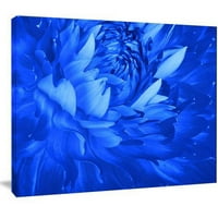 Dizajnerska umjetnost 'svijetle plave latice cvijeta' grafička umjetnost na omotanu platno
