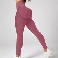 Ženske bešavne pantalone za snježne pahuljice jacquard bešavne joge hlače fitnes obrezane hlače joge