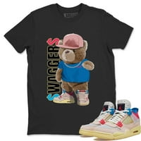 Majica medvjeda Swagders Jordan Union Guava Ice tenisice podudaranje sa odjećom