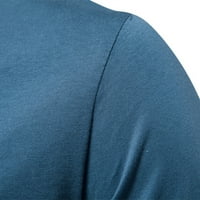 Maški majica casual stilski vanjski patentni patent s kratkim rukavima na otvorenom