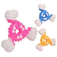 Fogcroll kućni ljubimac Tri lista pikado oblikova čistač za čišćenje zuba protiv gvoka žvakanje igračke