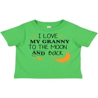 Inktastic Volim svoju baku na Mjesec i nazad poklon dječaka malih majica ili majica mališana