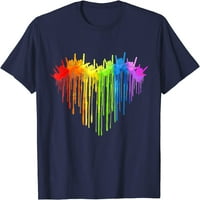 Drvo volim te ručno potpisuje Rainbow Heart Asl Gay Pride LGBT majica