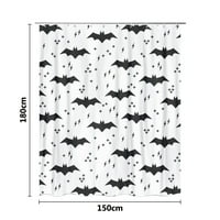 Halloween Bat zastor za tuširanje hladne vode odbijaju atraktivnu jednostavnu i lijepu zavjesu za kupanje