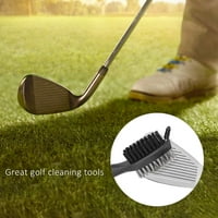 Golf klub četkica, multifunkcionalne četke za golf klub i čišćenje utora sa najlonskim čeličnim dvostrukim
