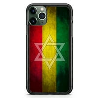 Rasta Flag Star Marley Jamaica Slim Sklapana tvrda gumena gumena Custom Custom poklopca za iPhone Mini