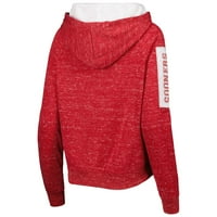 Ženski kolosseum Crimson Oklahoma prije čipke đavole čipke pulover od raglan pulover