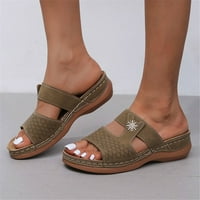 JSAierl ortopedske sandale za žene Ležerne prilike ljetne peep toe Sandale Comfy klizanje na sandalama