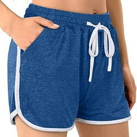Puntoco Women Clearence Kratke hlače High struk joga hlače zavoj elastične struke casual kratke hlače
