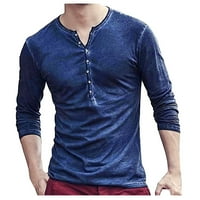Muška majica Lagana boja modne prozračne košulje od prozračnih rukava na tanku za majicu Leisure Top