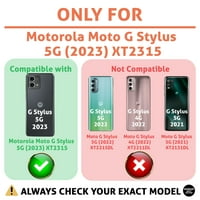 Talozna tanka futrola telefona Kompatibilna za Motorola Moto G Stylus 5G Meme Monkey Print, W Zaštitnik