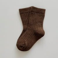 Pamuk Pajamas 2T Toddler Footie Socks Todler Boys Djevojke Dječje čarape Jesen i zimske podstavljene