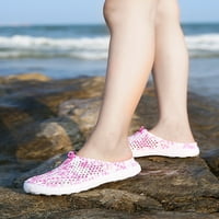 Glookwis Womens Sandale Slip na slajdovima Klopke na plaži Dame Lagane udobnosti Mules Brze suho ljetne