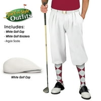 Golf Knickers Početni ulaz Tradicionalna odjeća za muškarce - bijela - 32